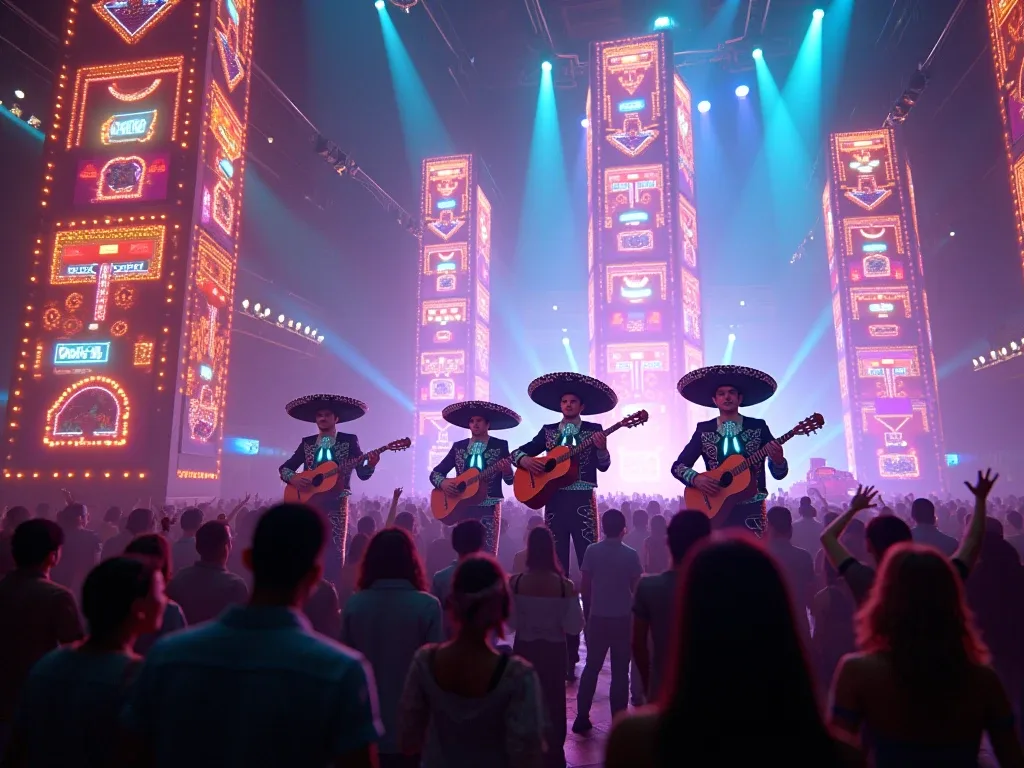 Neon Sombrero, Gitarre, Tequila